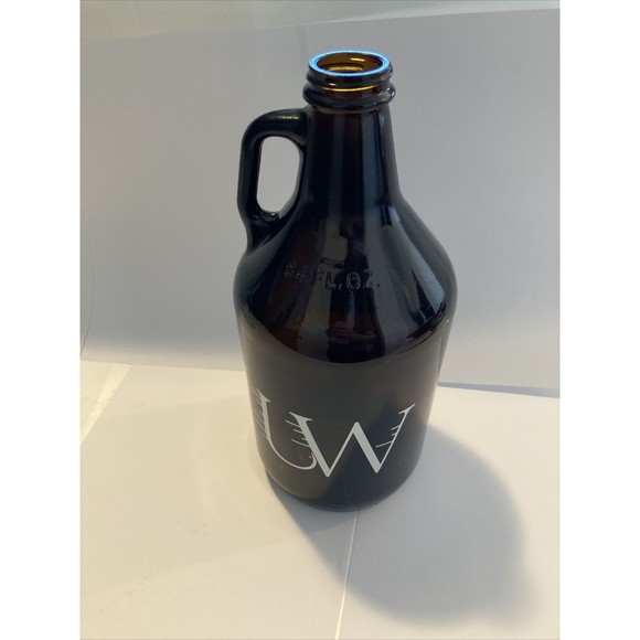 URBN WTR Glass Bottle Amber Half Gallon 64 OZ | 1.89 L | 1892 ML | Water Jar Jug - Picture 10 of 13